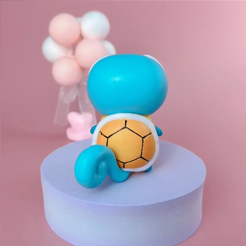 Pokemon Silly Figurines Kawaii Big Eyes Figure Fool Squirtle Funny Charmander Bulbasaur Cute Accessory Car Decoration Toys Gifts